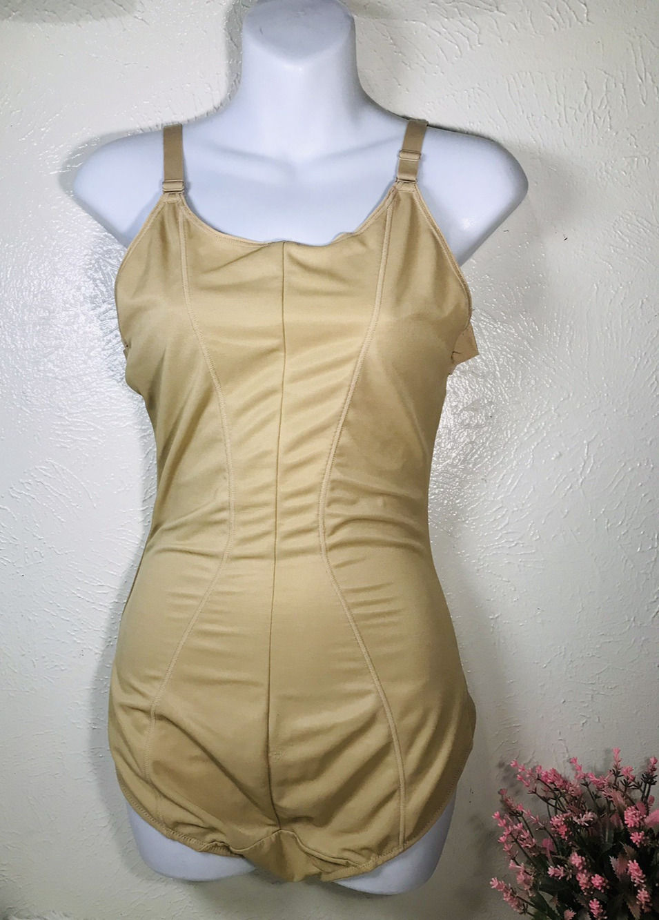 MAIDENFORM Nude Women Firm Control Wear Your Own Bra Body Shaper X-Large P2656
